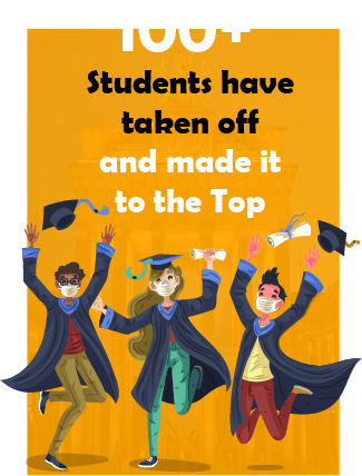 100+ students have taken off
