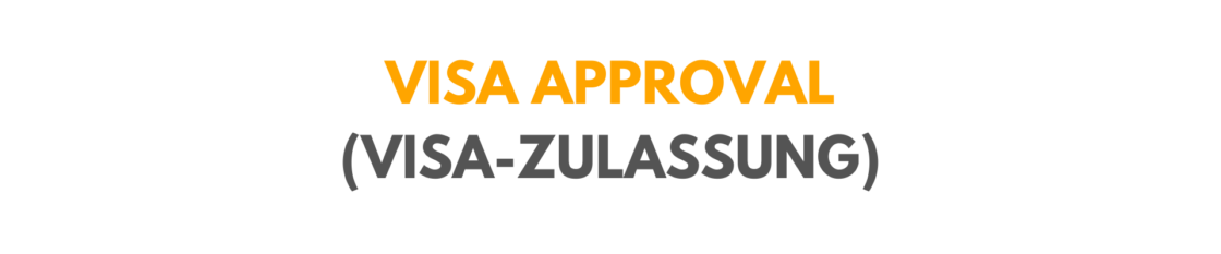 visa approval missiongermany